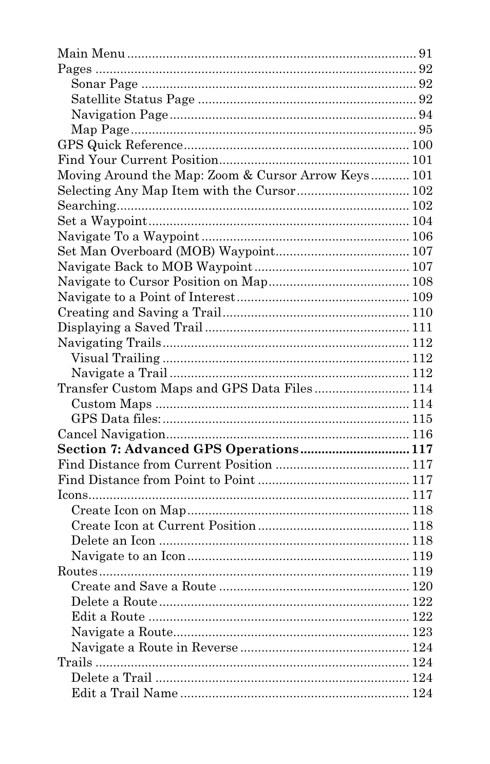 Eagle Electronics SeaChamp 2000 User Manual | Page 5 / 200