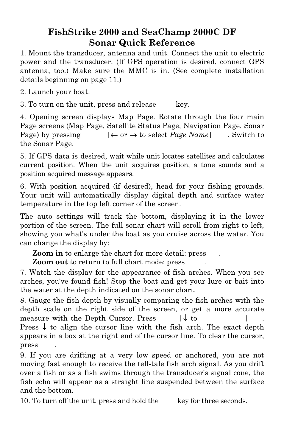 Eagle Electronics SeaChamp 2000 User Manual | Page 55 / 200