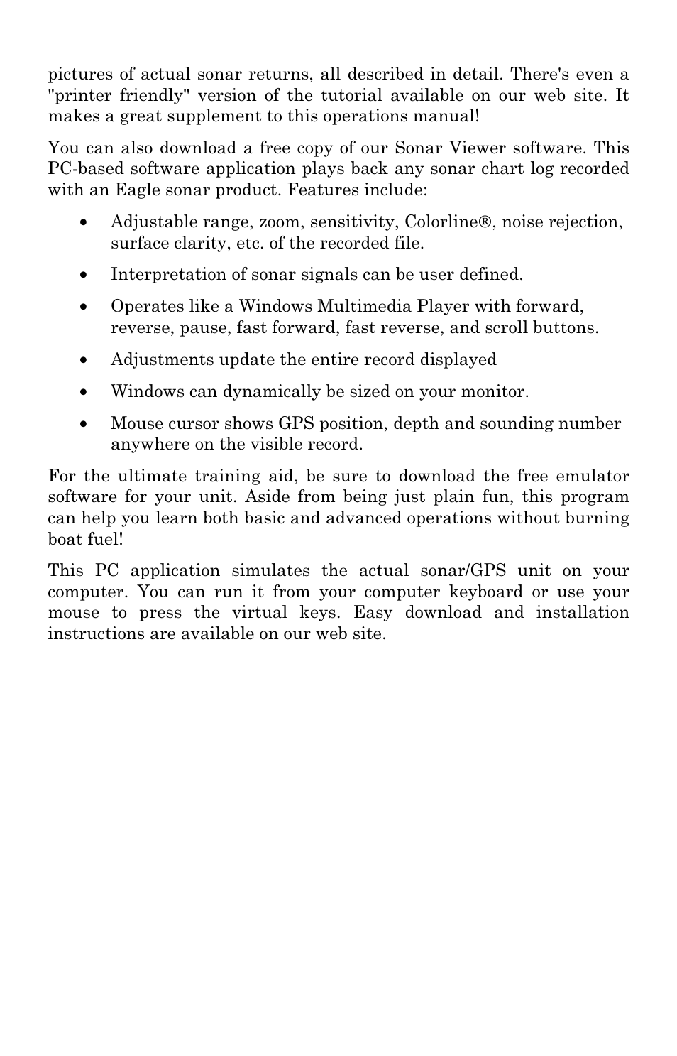 Eagle Electronics SeaChamp 2000 User Manual | Page 59 / 200