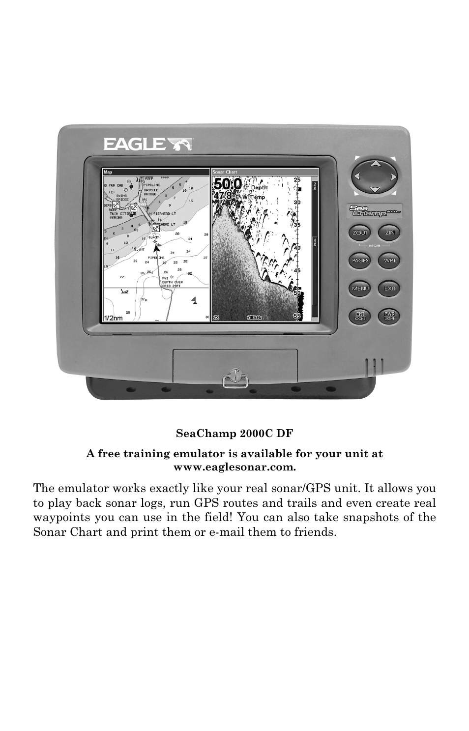 Eagle Electronics SeaChamp 2000 User Manual | Page 60 / 200