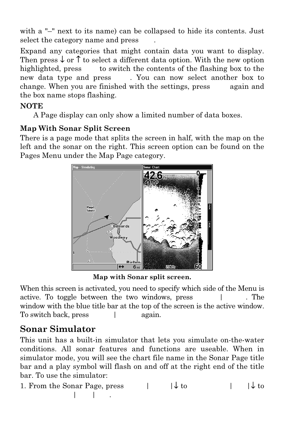 Sonar simulator | Eagle Electronics SeaChamp 2000 User Manual | Page 88 / 200