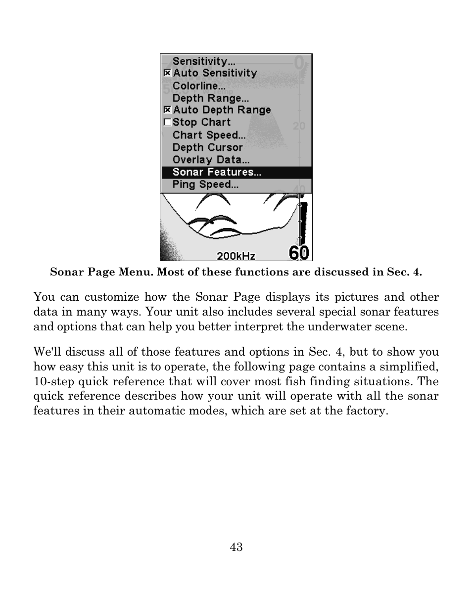 Eagle Electronics FISH MARK 500CDF User Manual | Page 49 / 112