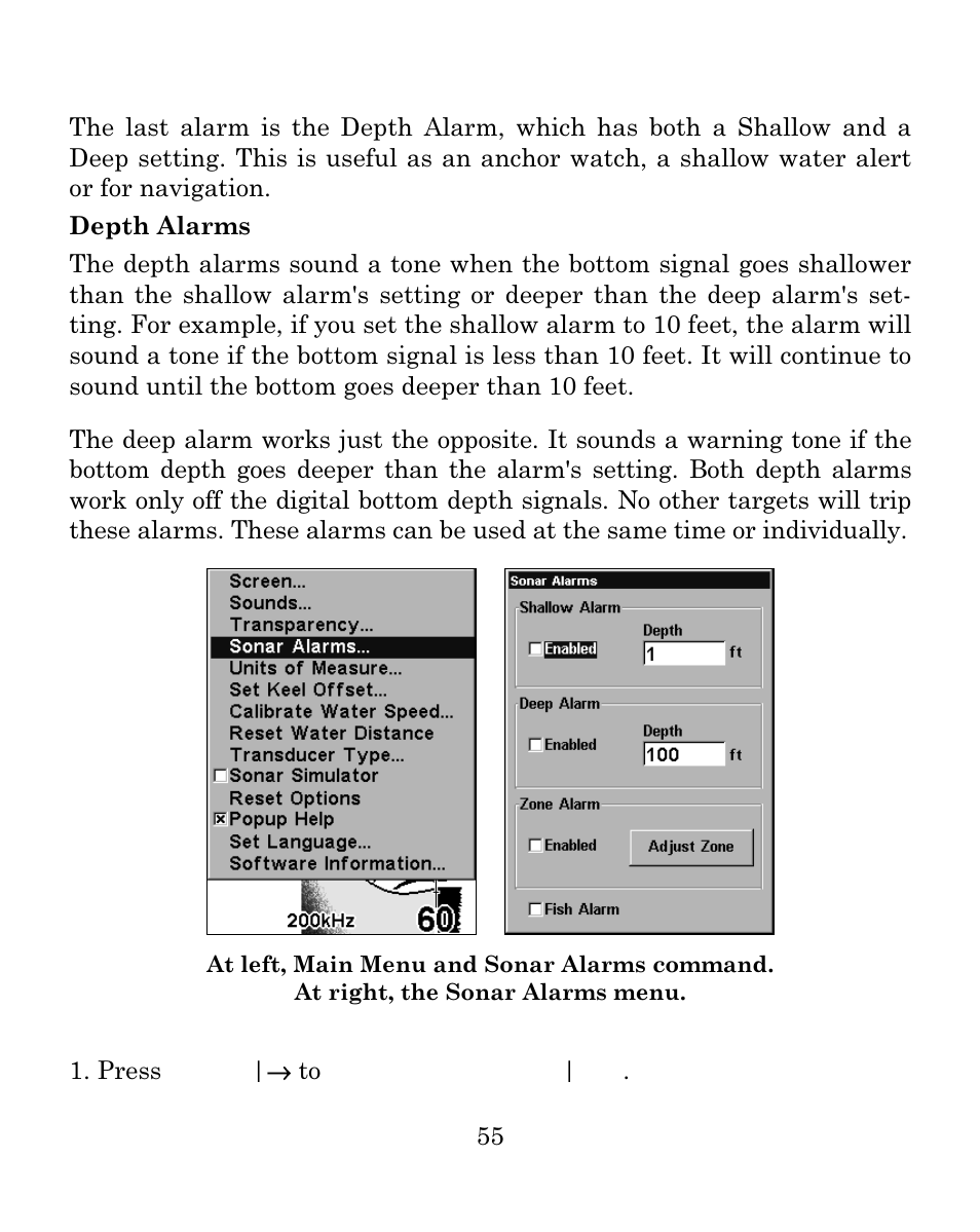 Eagle Electronics FISH MARK 500CDF User Manual | Page 61 / 112