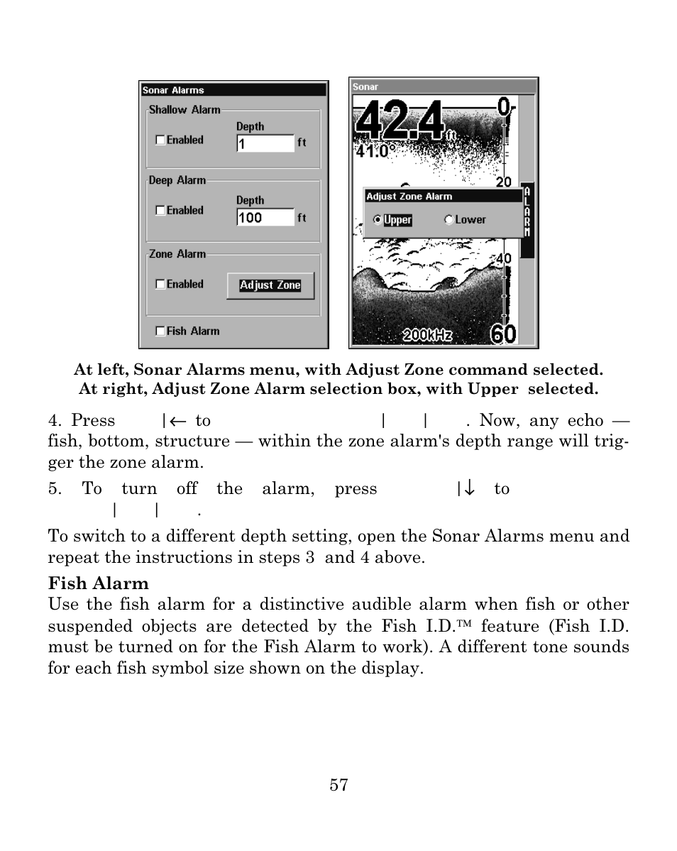 Eagle Electronics FISH MARK 500CDF User Manual | Page 63 / 112