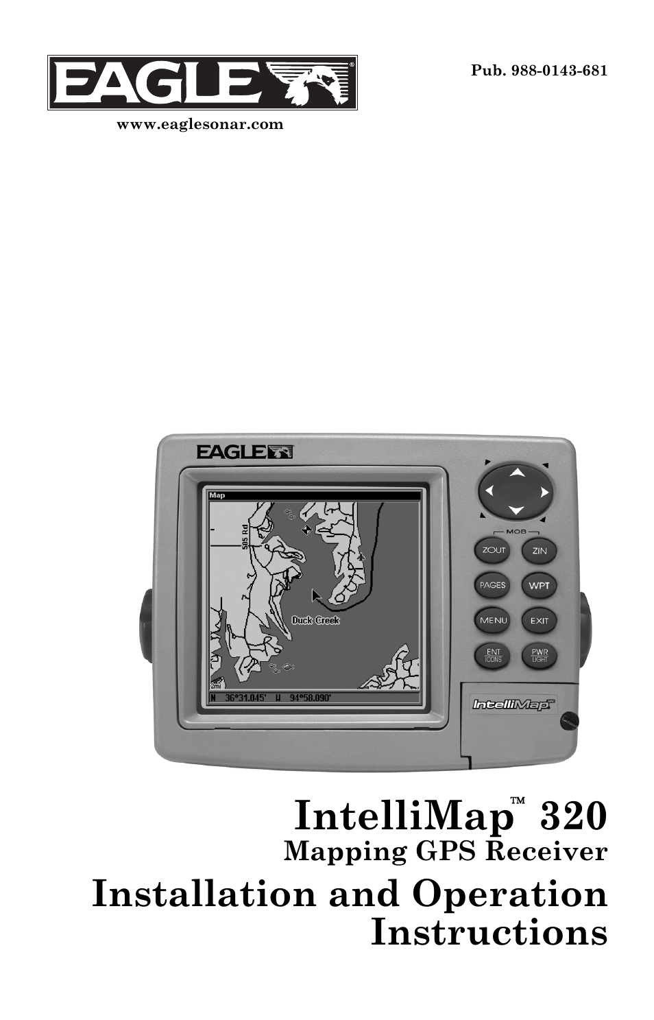 Eagle Electronics IntelliMap 320 User Manual | 128 pages