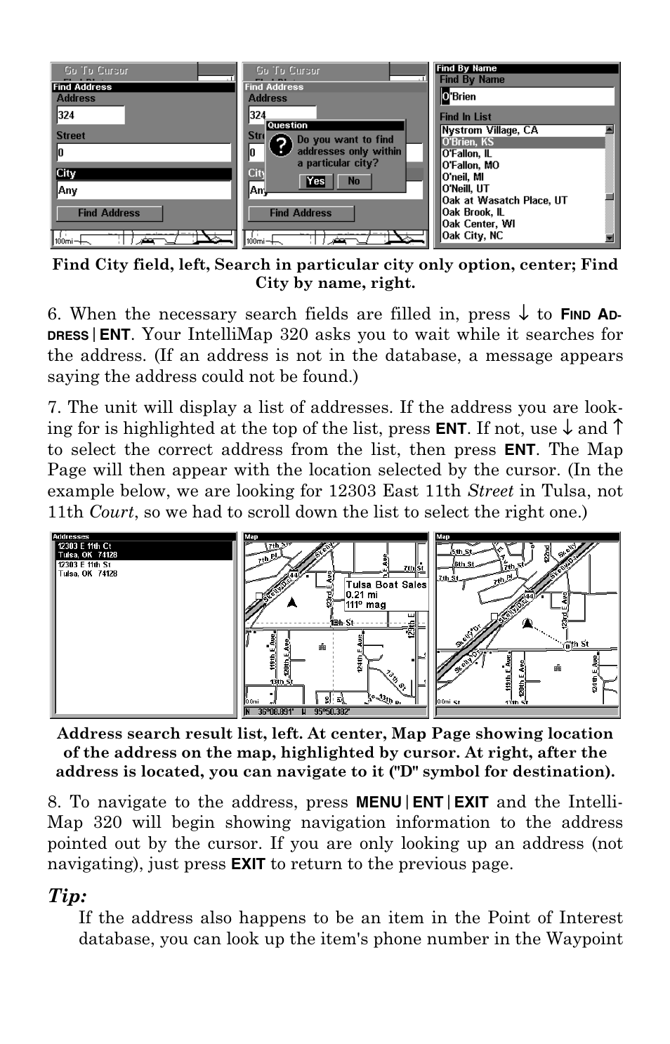 Eagle Electronics IntelliMap 320 User Manual | Page 103 / 128