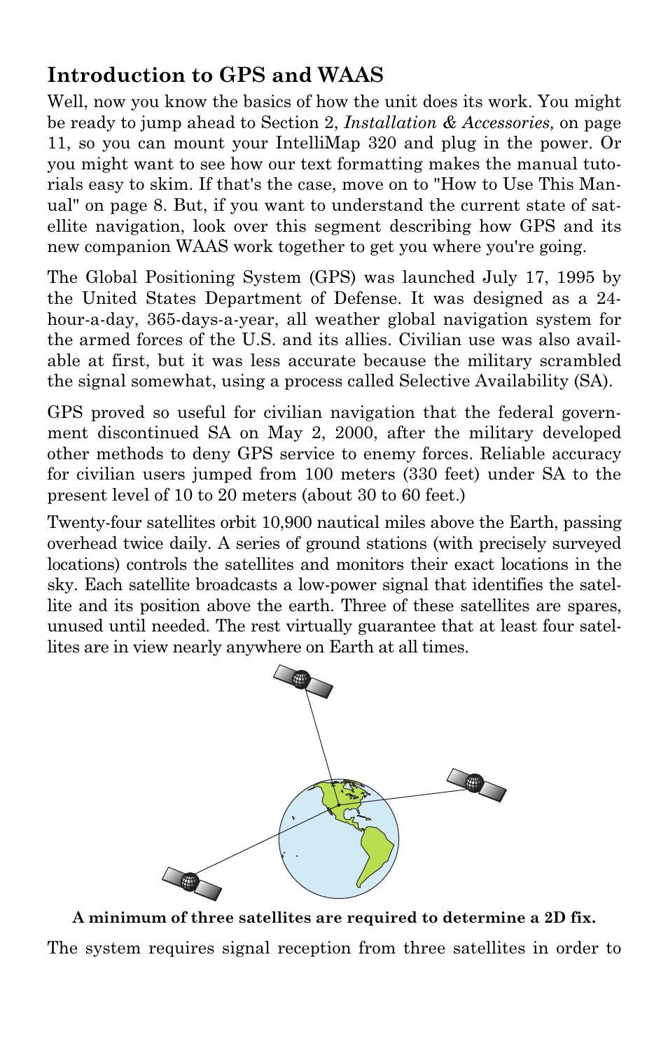 Introduction to gps and waas | Eagle Electronics IntelliMap 320 User Manual | Page 12 / 128