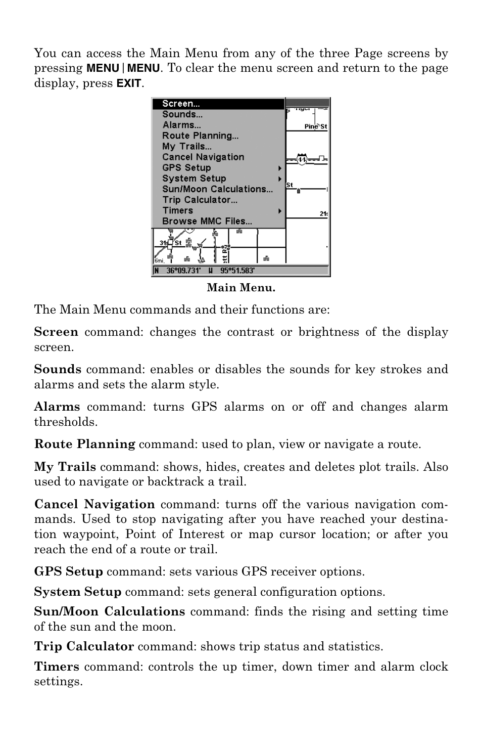 Eagle Electronics IntelliMap 320 User Manual | Page 29 / 128