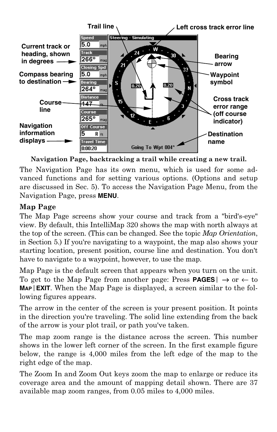 Eagle Electronics IntelliMap 320 User Manual | Page 34 / 128