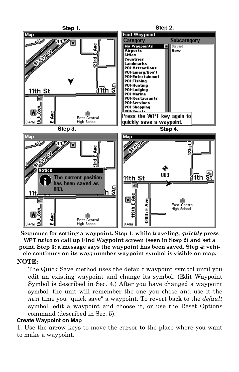 Eagle Electronics IntelliMap 320 User Manual | Page 44 / 128