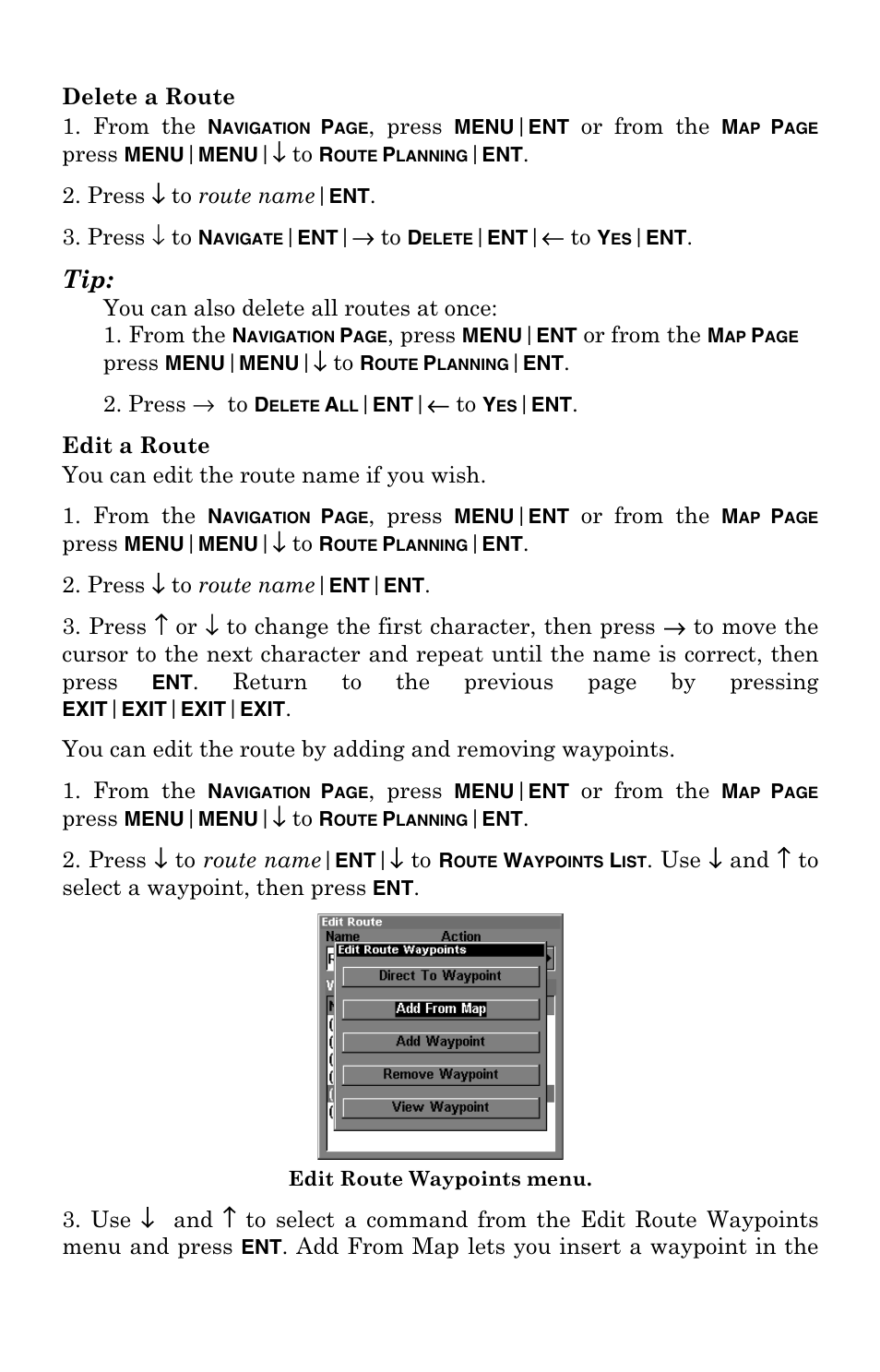 Eagle Electronics IntelliMap 320 User Manual | Page 65 / 128