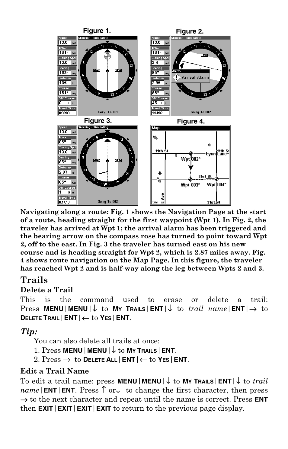 Trails | Eagle Electronics IntelliMap 320 User Manual | Page 67 / 128