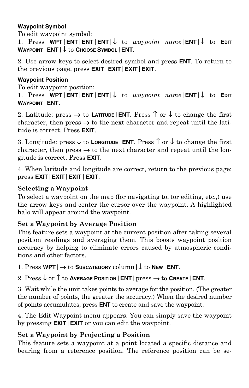 Eagle Electronics IntelliMap 320 User Manual | Page 70 / 128