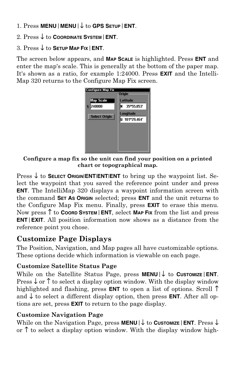 Customize page displays | Eagle Electronics IntelliMap 320 User Manual | Page 78 / 128