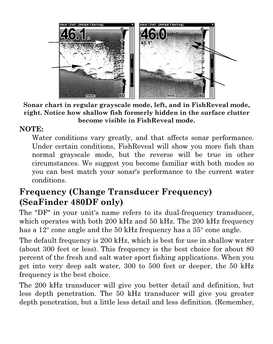 Eagle Electronics SeaFinder 480DF User Manual | Page 63 / 96