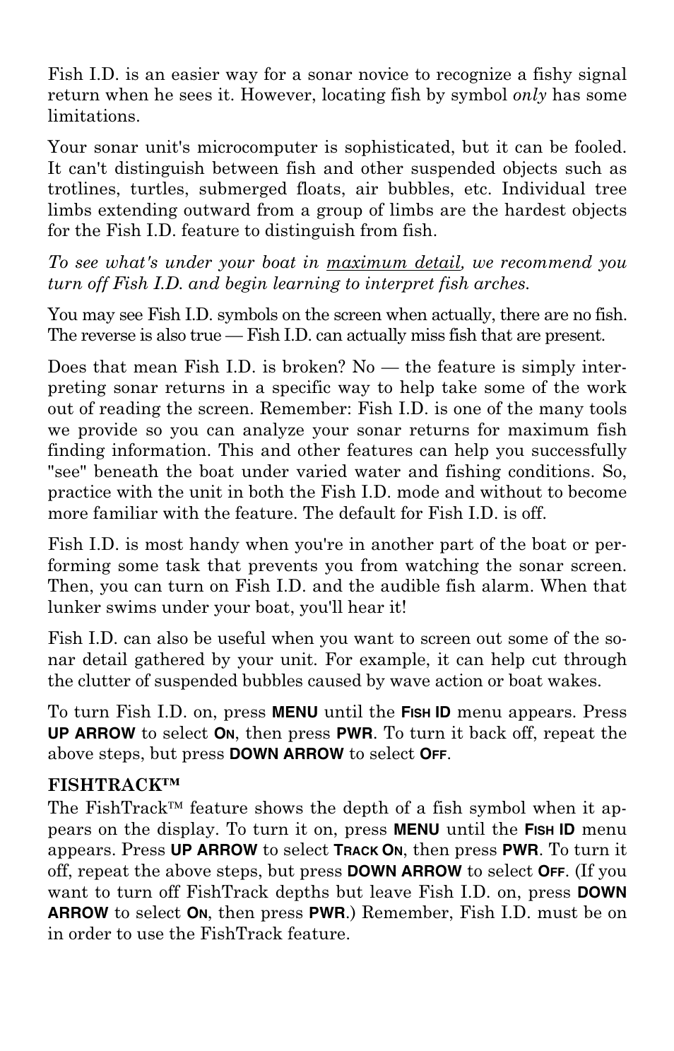 Eagle Electronics FISHEASY 2T User Manual | Page 43 / 68