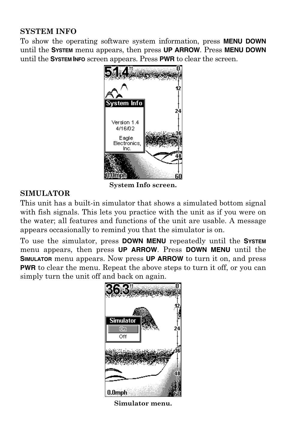 Eagle Electronics FISHEASY 2T User Manual | Page 54 / 68