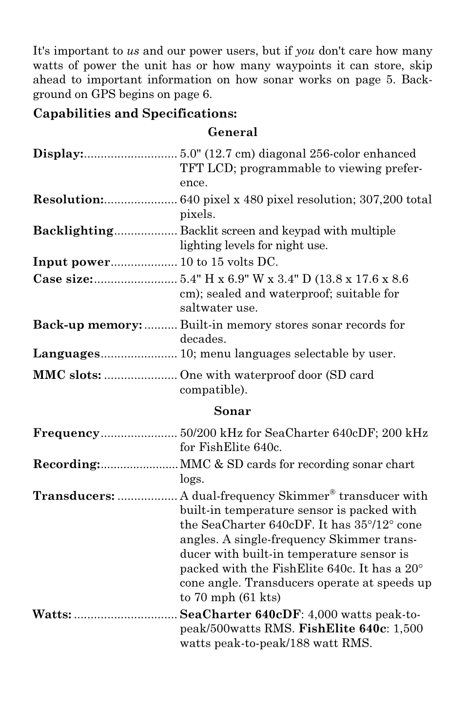 Eagle Electronics FishElite User Manual | Page 11 / 196