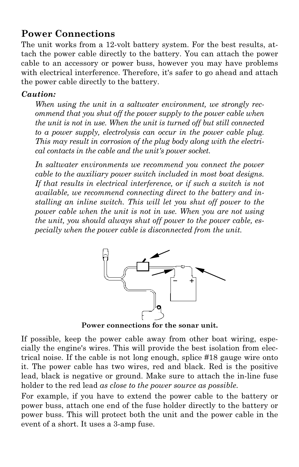 Power connections | Eagle Electronics FishElite User Manual | Page 39 / 196