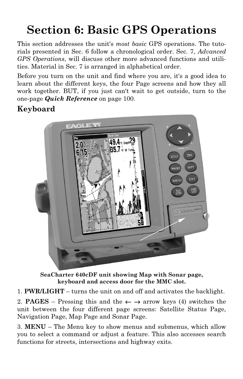 Keyboard | Eagle Electronics FishElite User Manual | Page 95 / 196
