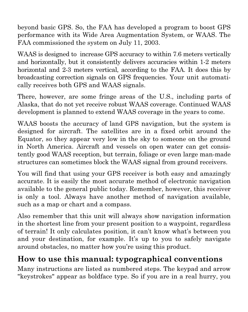 How to use this manual: typographical conventions | Eagle Electronics Cuda 250i User Manual | Page 17 / 172