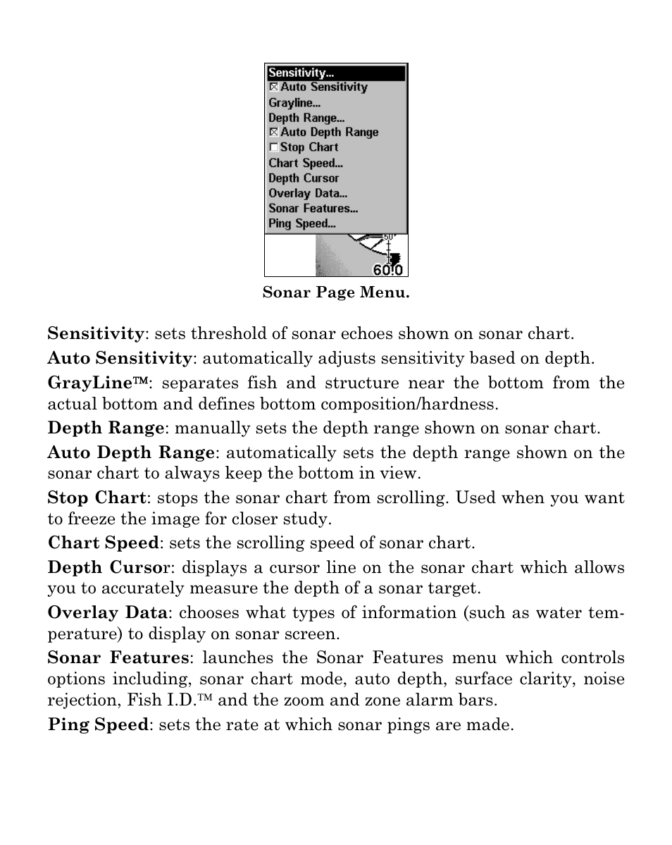 Eagle Electronics Cuda 250i User Manual | Page 55 / 172