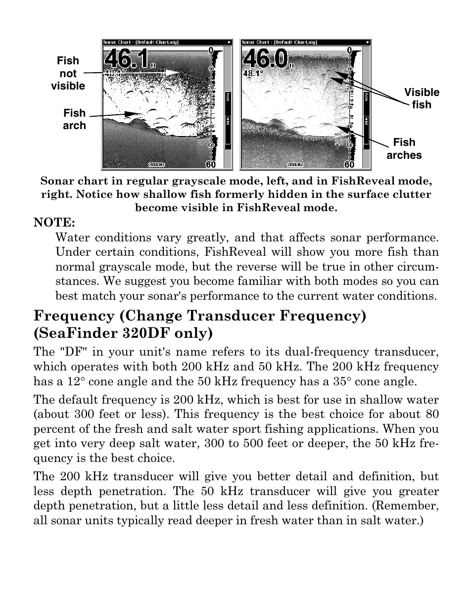 Eagle Electronics FISHMARK 320 User Manual | Page 61 / 92