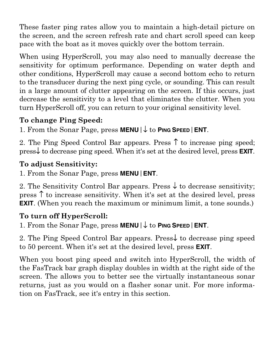 Eagle Electronics FISHMARK 320 User Manual | Page 67 / 92