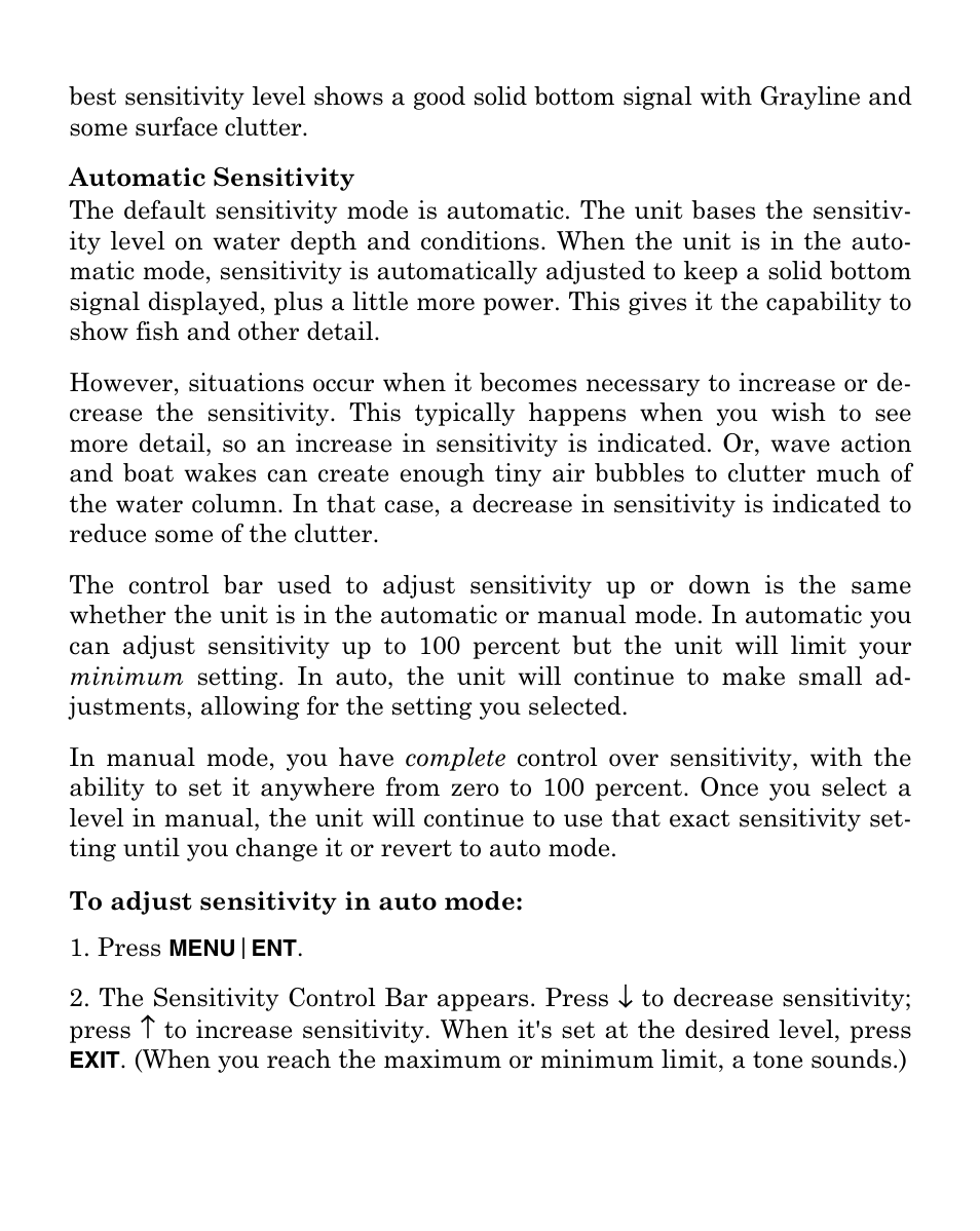 Eagle Electronics FISHMARK 320 User Manual | Page 70 / 92