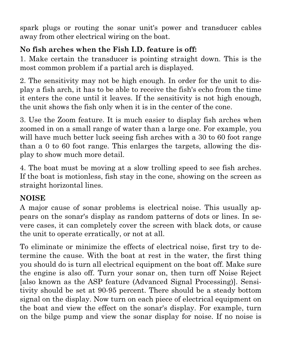 Eagle Electronics FISHMARK 320 User Manual | Page 85 / 92