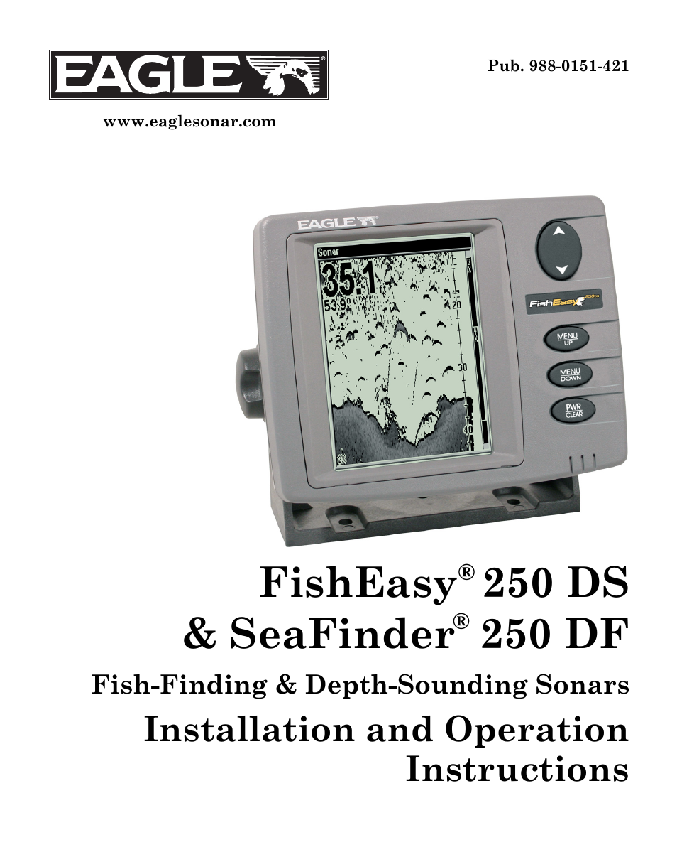 Eagle Electronics SeaFinder 250 DF User Manual | 72 pages