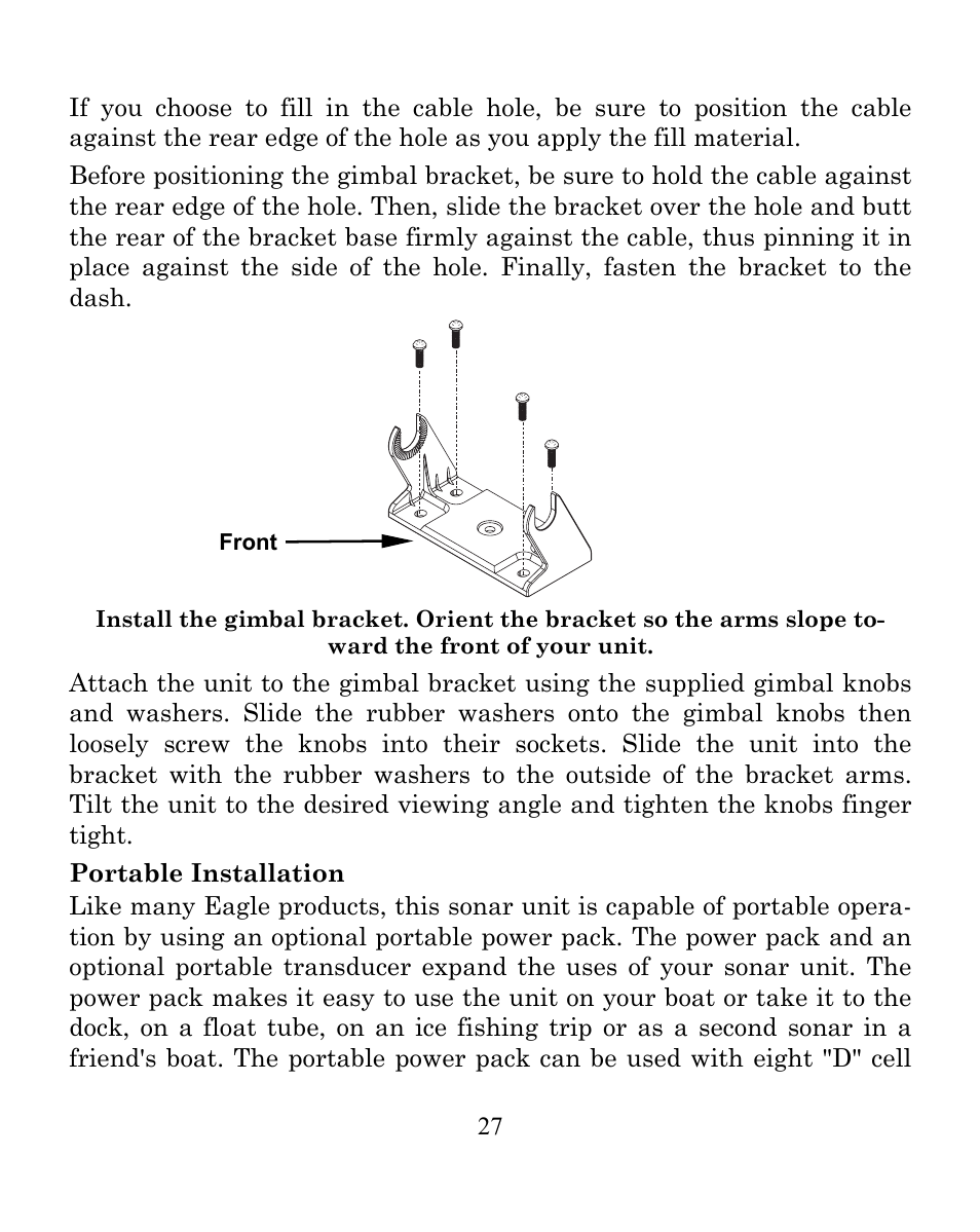 Eagle Electronics SeaFinder 250 DF User Manual | Page 31 / 72