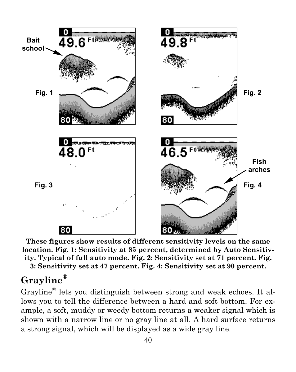 Grayline | Eagle Electronics SeaFinder 250 DF User Manual | Page 44 / 72