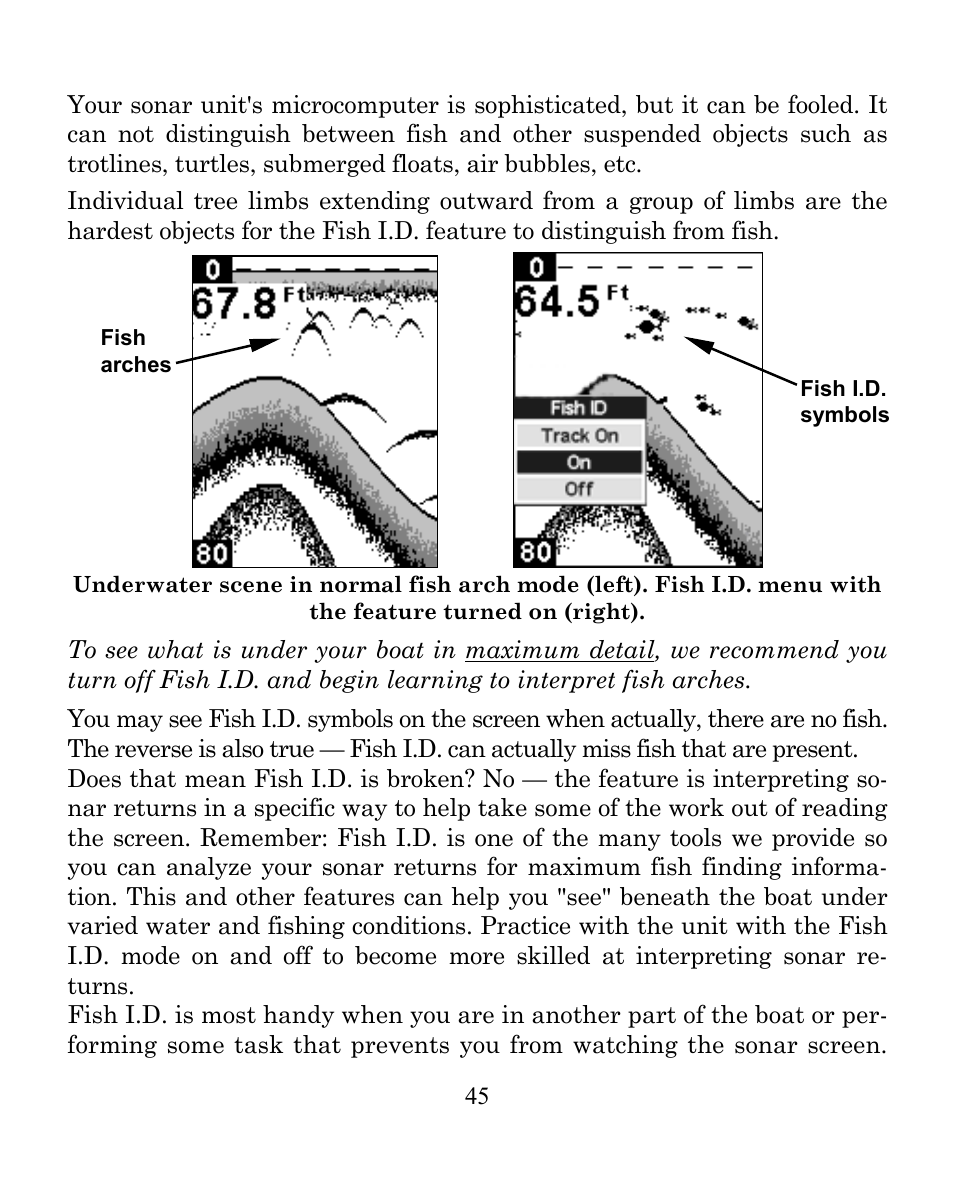 Eagle Electronics SeaFinder 250 DF User Manual | Page 49 / 72