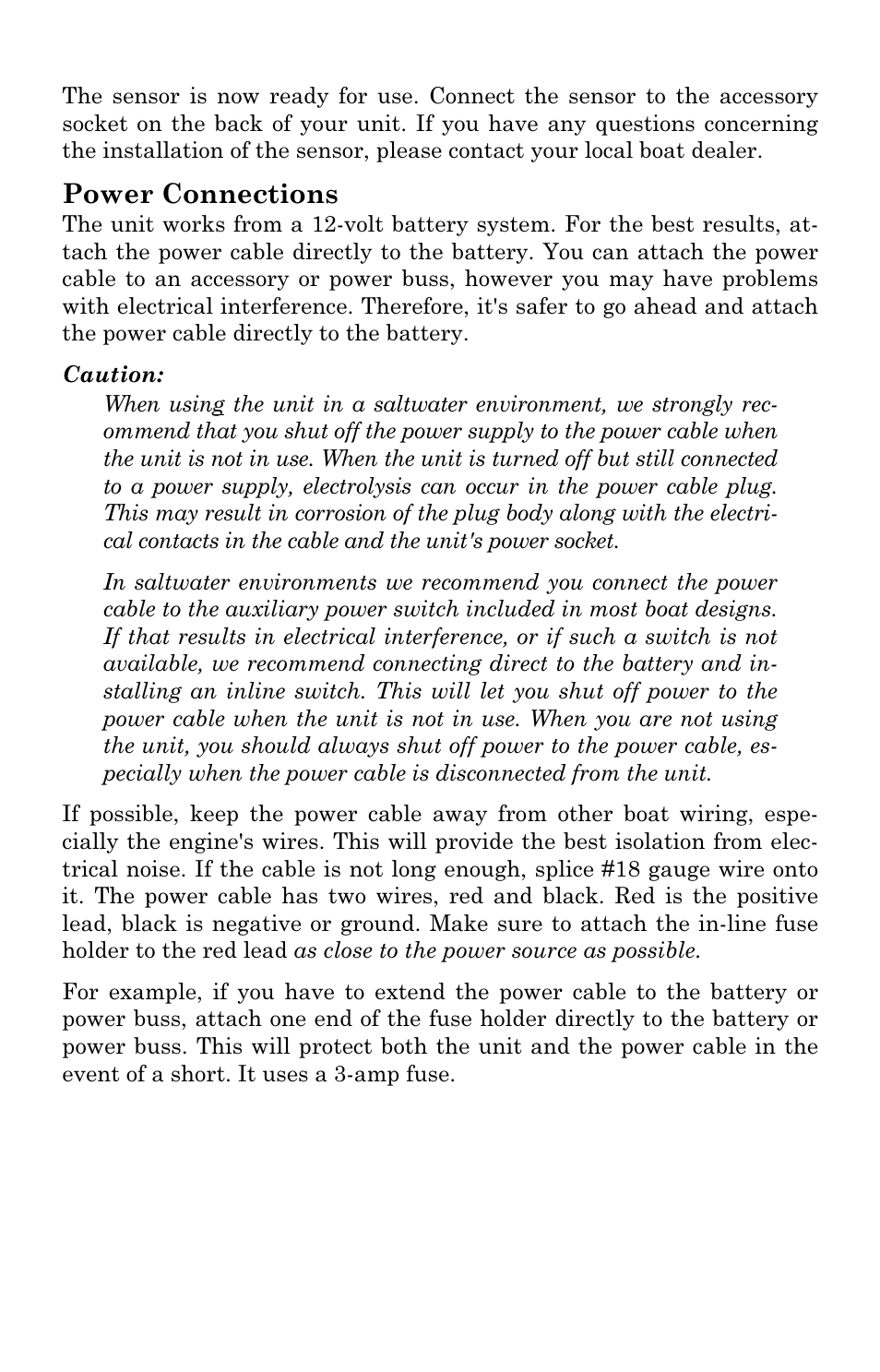 Power connections | Eagle Electronics FishElite 642c User Manual | Page 39 / 196