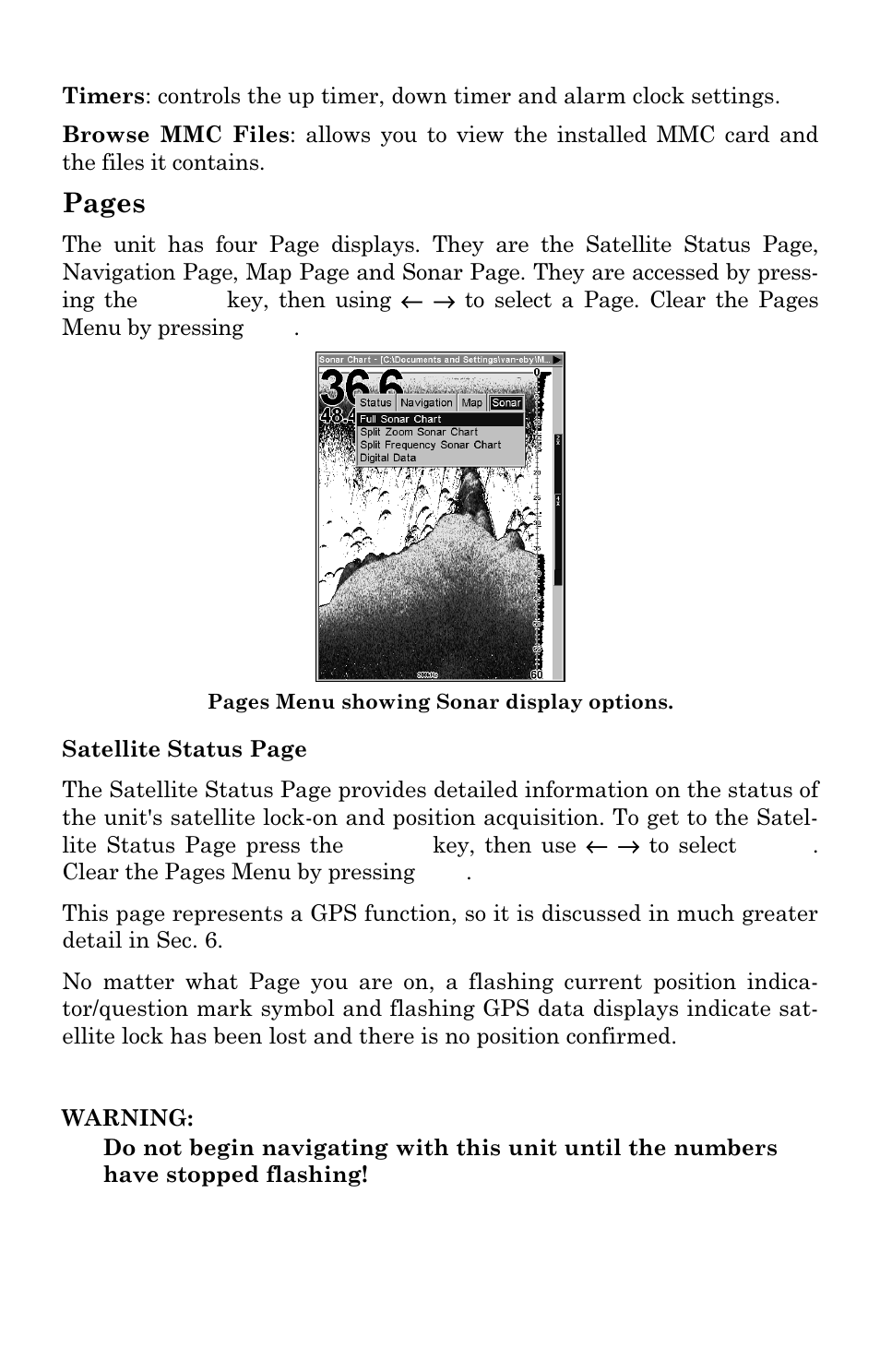 Pages | Eagle Electronics FishElite 642c User Manual | Page 50 / 196