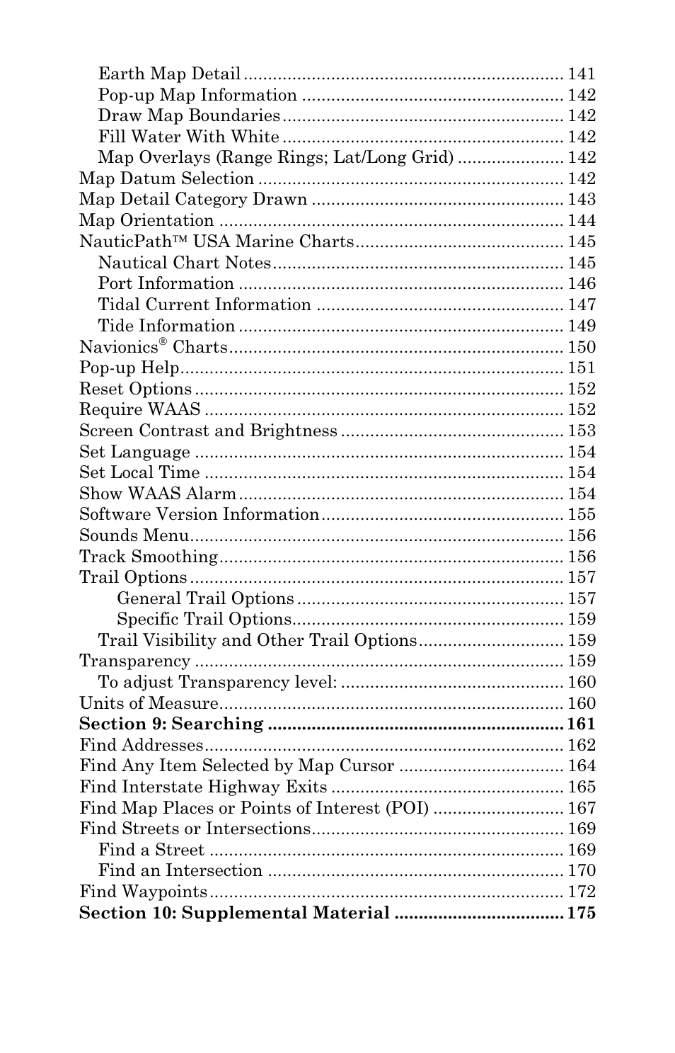 Eagle Electronics FishElite 642c User Manual | Page 7 / 196