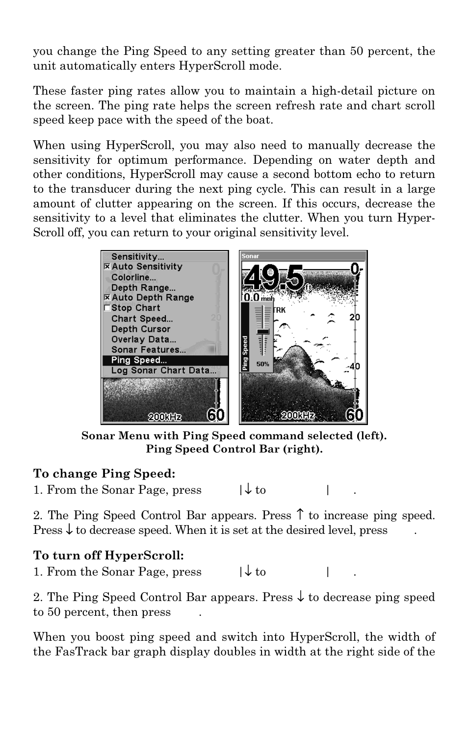 Eagle Electronics FishElite 642c User Manual | Page 76 / 196