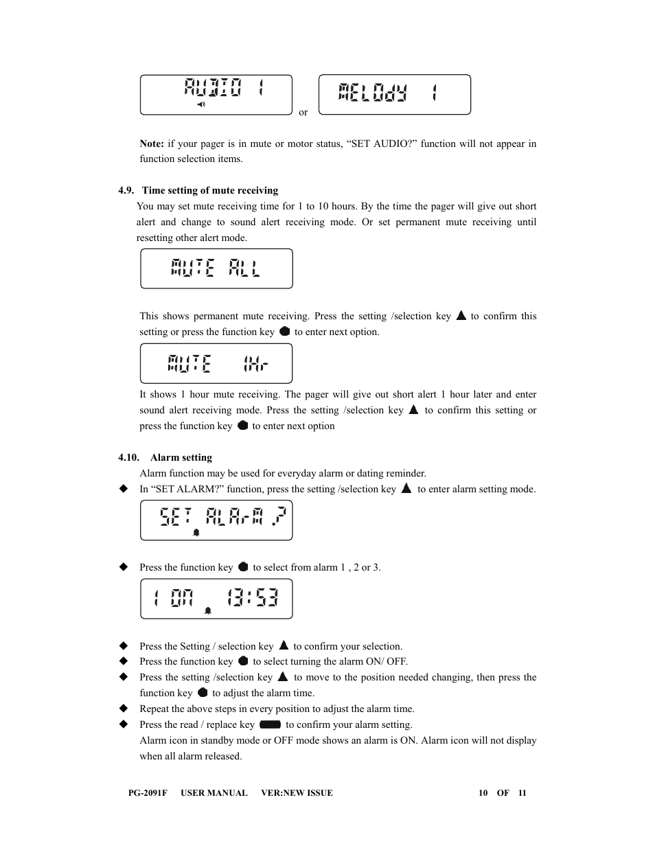 Motorola Eagle Ranger Flex User Manual | Page 10 / 11