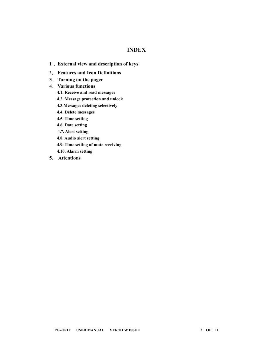 Motorola Eagle Ranger Flex User Manual | Page 2 / 11