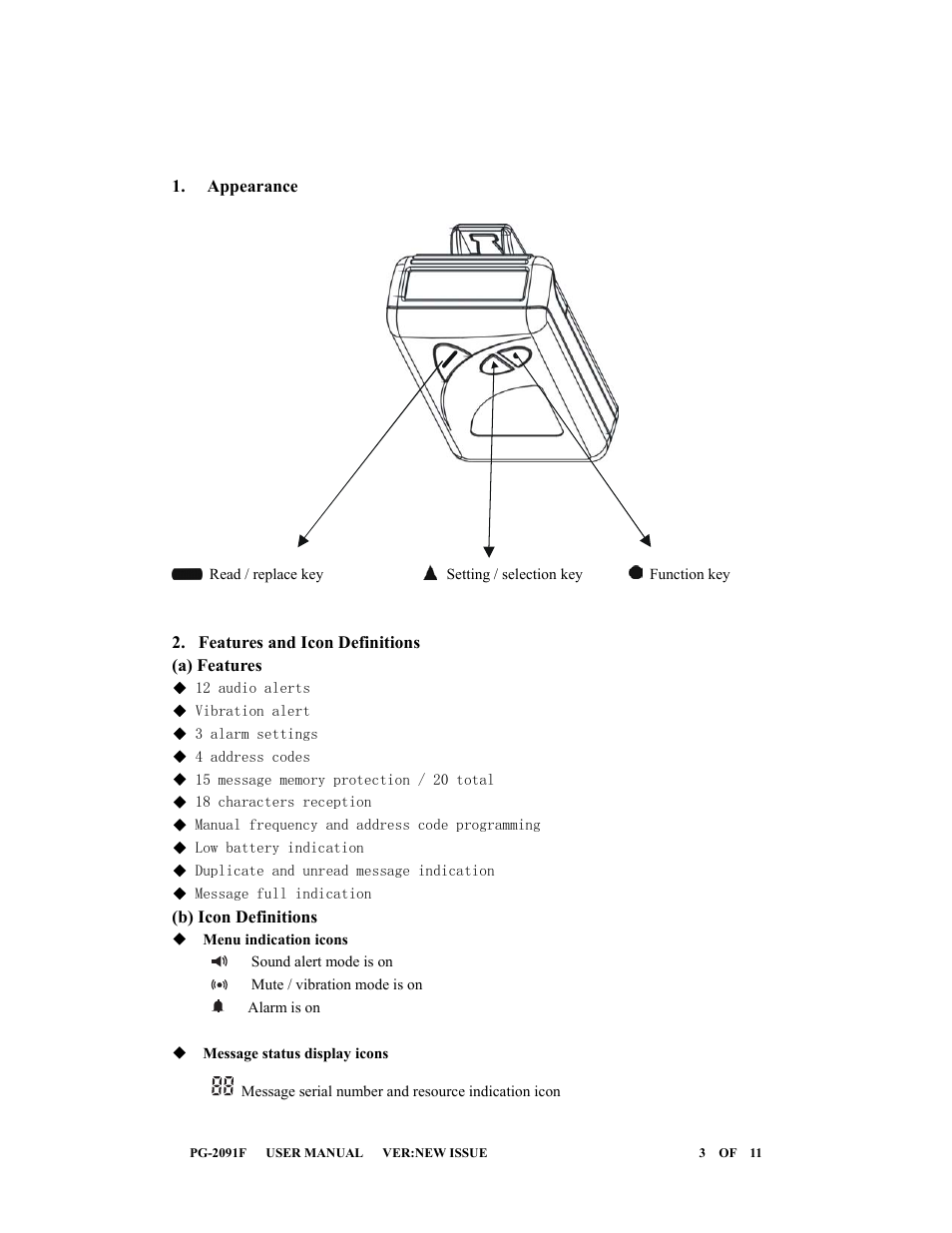 Motorola Eagle Ranger Flex User Manual | Page 3 / 11