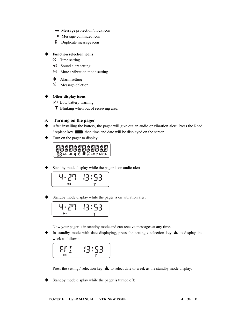 Motorola Eagle Ranger Flex User Manual | Page 4 / 11