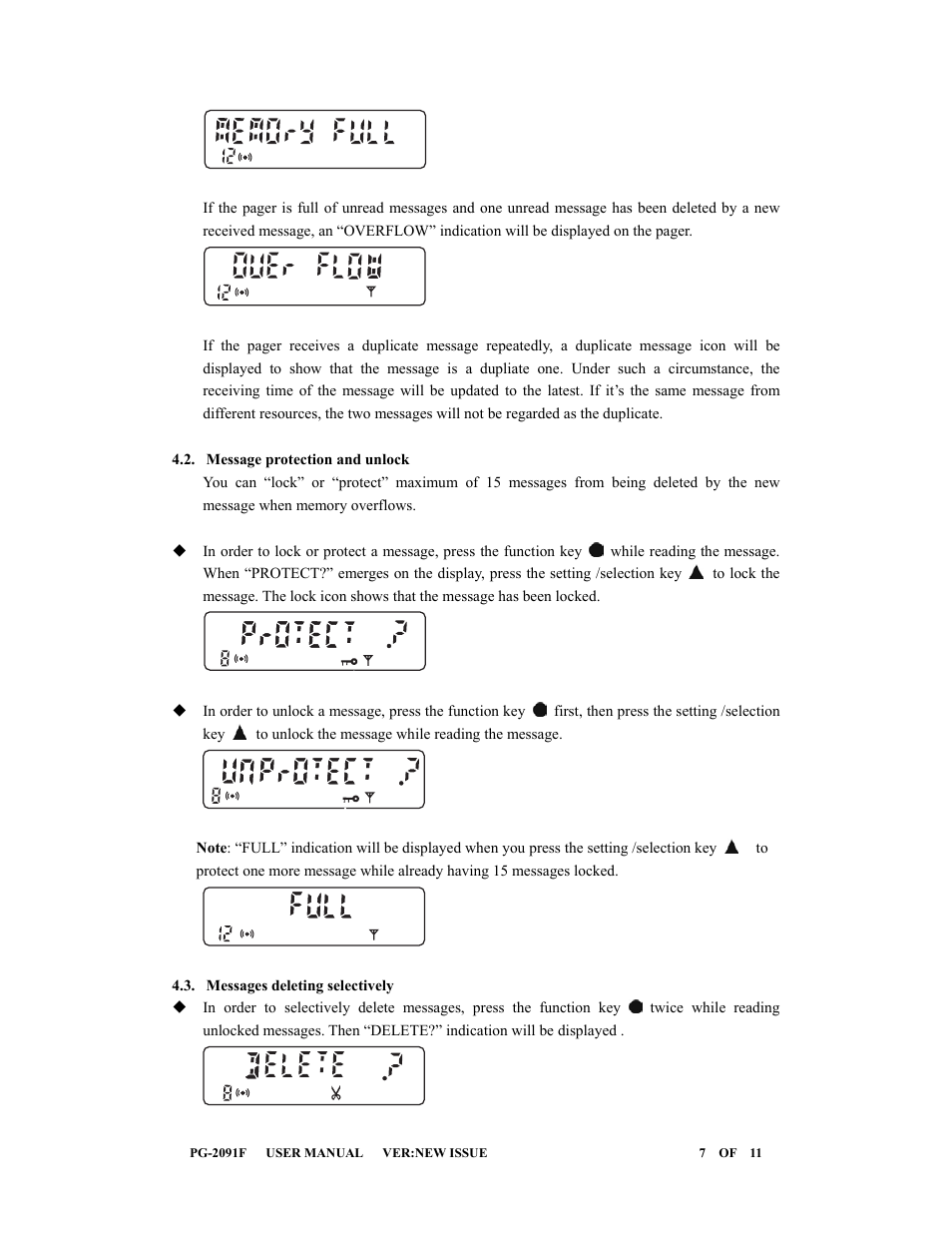 Motorola Eagle Ranger Flex User Manual | Page 7 / 11