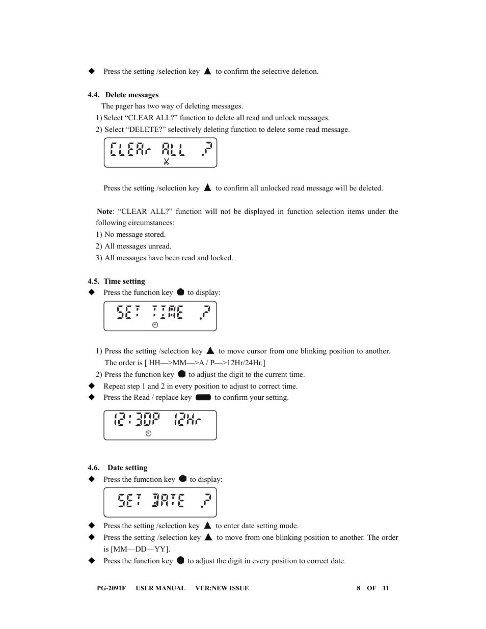 Motorola Eagle Ranger Flex User Manual | Page 8 / 11