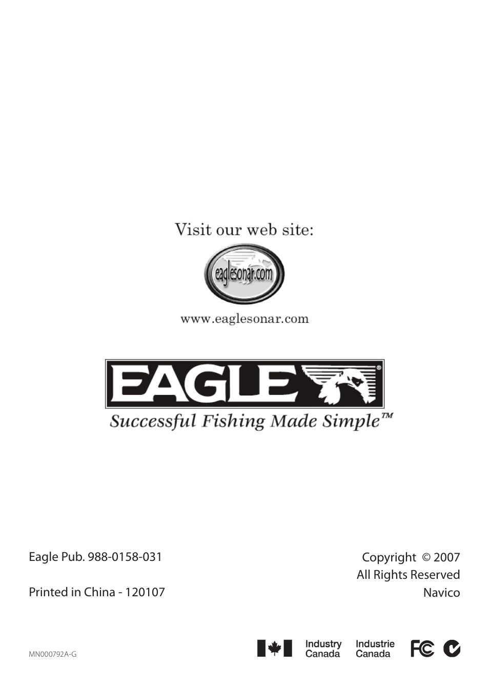 Eagle Electronics EVR-100 User Manual | Page 32 / 32