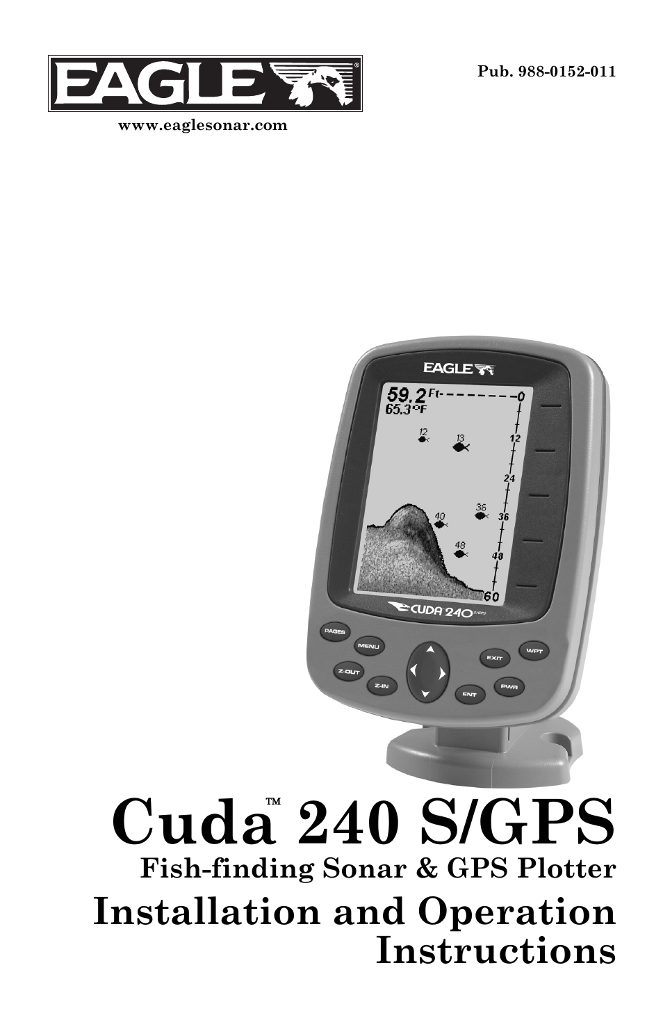 Eagle Electronics Cuda 240 S/GPS User Manual | 140 pages