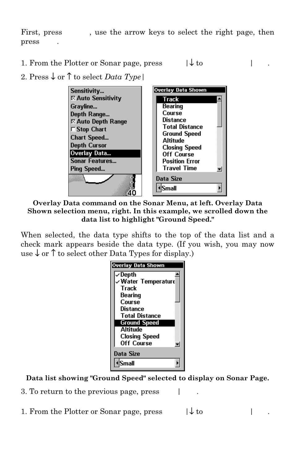 Eagle Electronics Cuda 240 S/GPS User Manual | Page 120 / 140