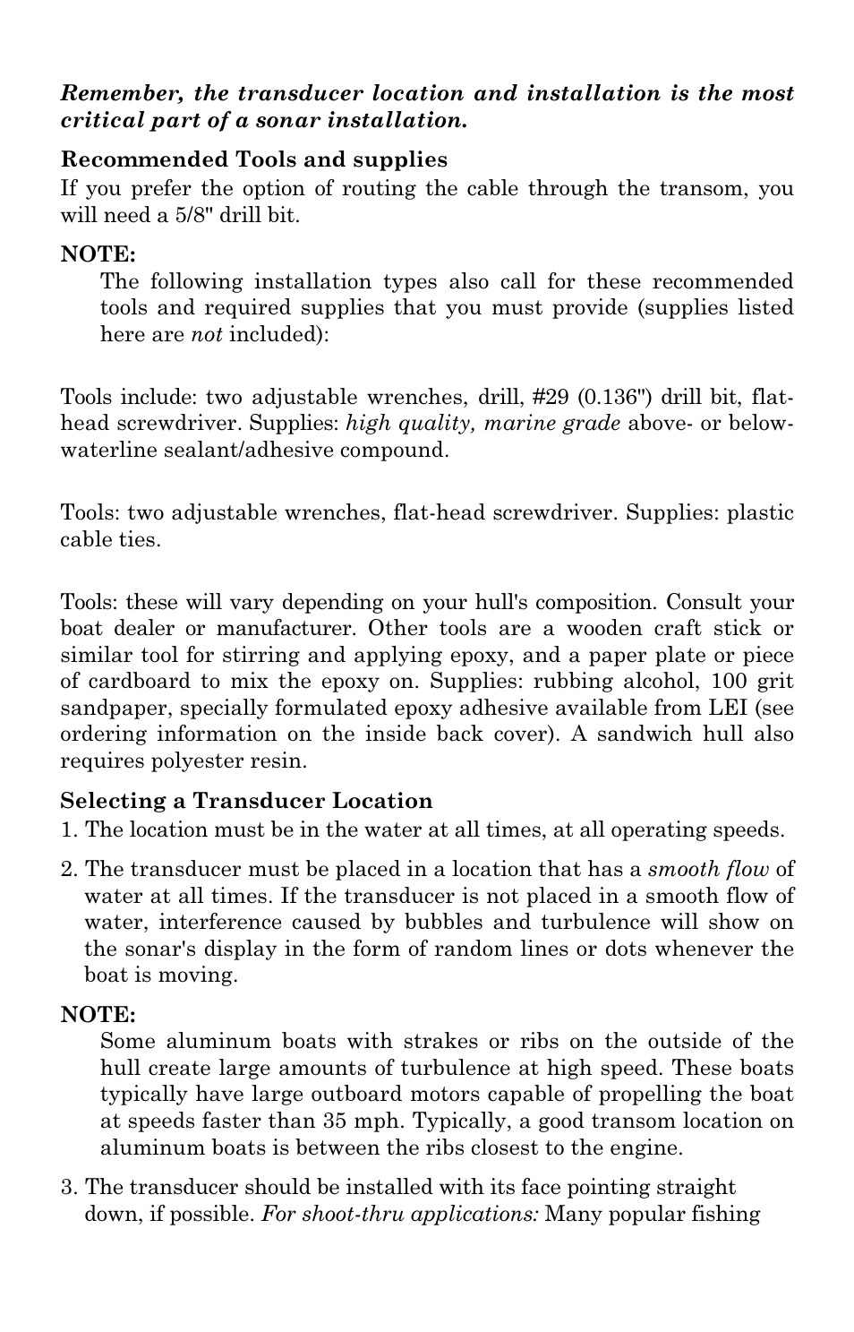 Eagle Electronics Cuda 240 S/GPS User Manual | Page 16 / 140