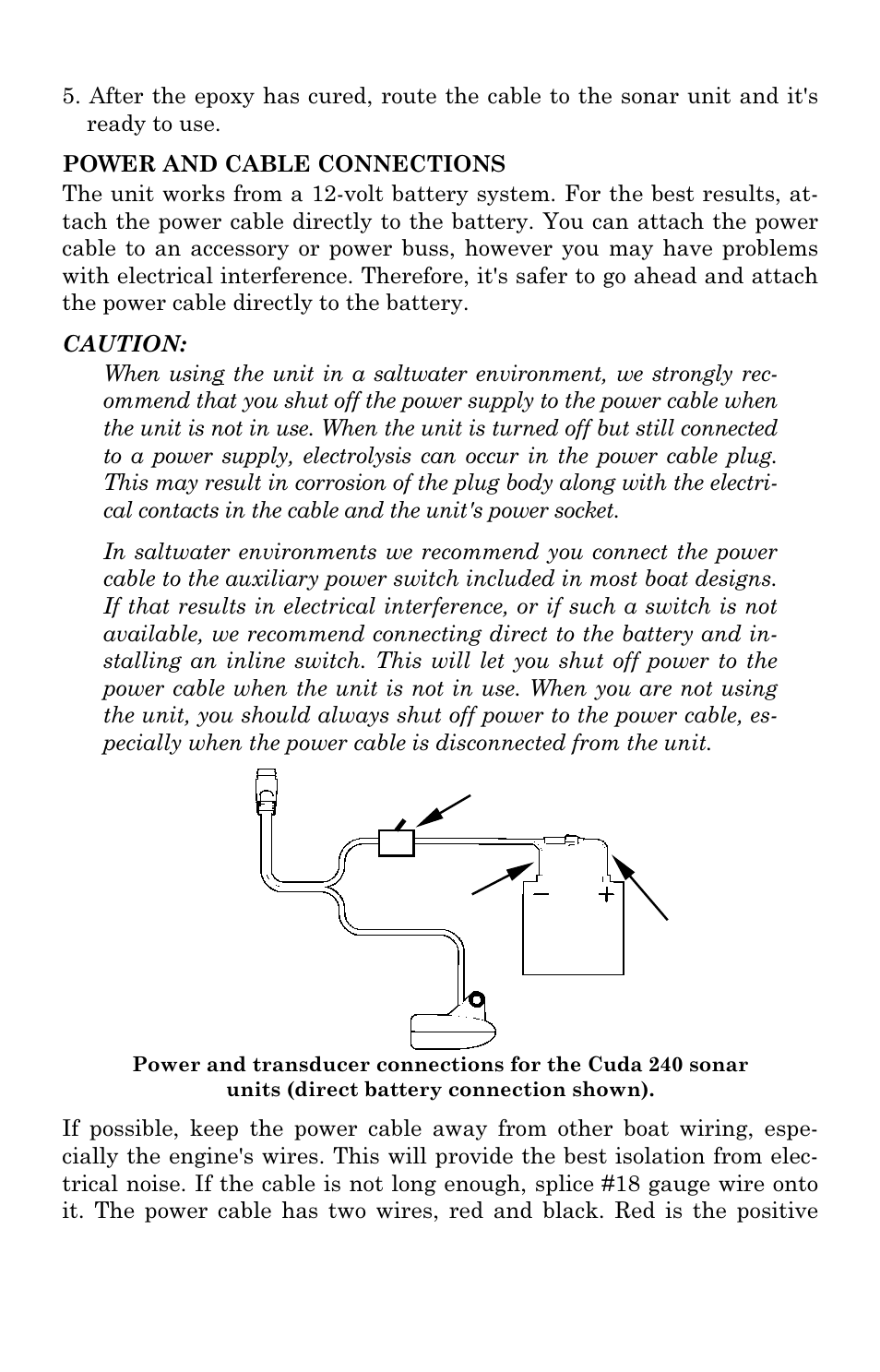 Eagle Electronics Cuda 240 S/GPS User Manual | Page 28 / 140