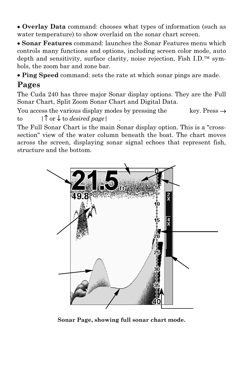 Pages | Eagle Electronics Cuda 240 S/GPS User Manual | Page 41 / 140